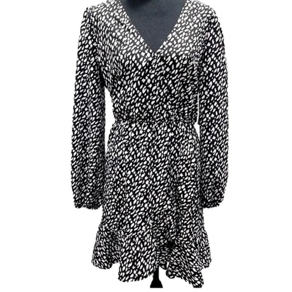 Abound black and white dress
